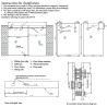 KIT Box Doccia in acciaio inox lucido sistema angolare