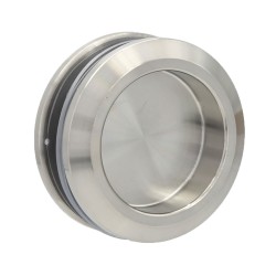 Anello per Porta e Box Doccia Scorrevole in Acciaio Inox satinato - Diametro 57mm