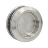 Anello per Porta e Box Doccia Scorrevole in Acciaio Inox satinato - Diametro 57mm