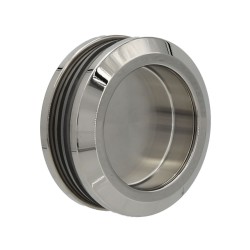 Anello per porte scorrevoli e box doccia in Acciaio Inox Lucido - Diametro 57mm