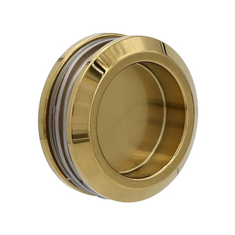 Anello per Porta e Box Doccia Scorrevole in Acciaio Inox Oro - Diametro 57mm