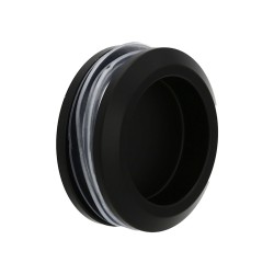 Anello per porte scorrevoli e box doccia in Acciaio Inox Nero - Diametro 57mm