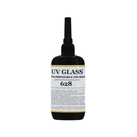 Colla per Incollaggio UV per Vetro/Acciaio 100gr 628
