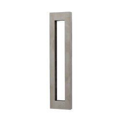 Maniglia Adesiva rettangola in Acciaio Inox Satinato per Porte e Box doccia Scorrevoli - 18x4cm