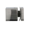 Distanziale quadrato 45x45 con collare viti nascoste in acciaio inox 316 Lucido - h40