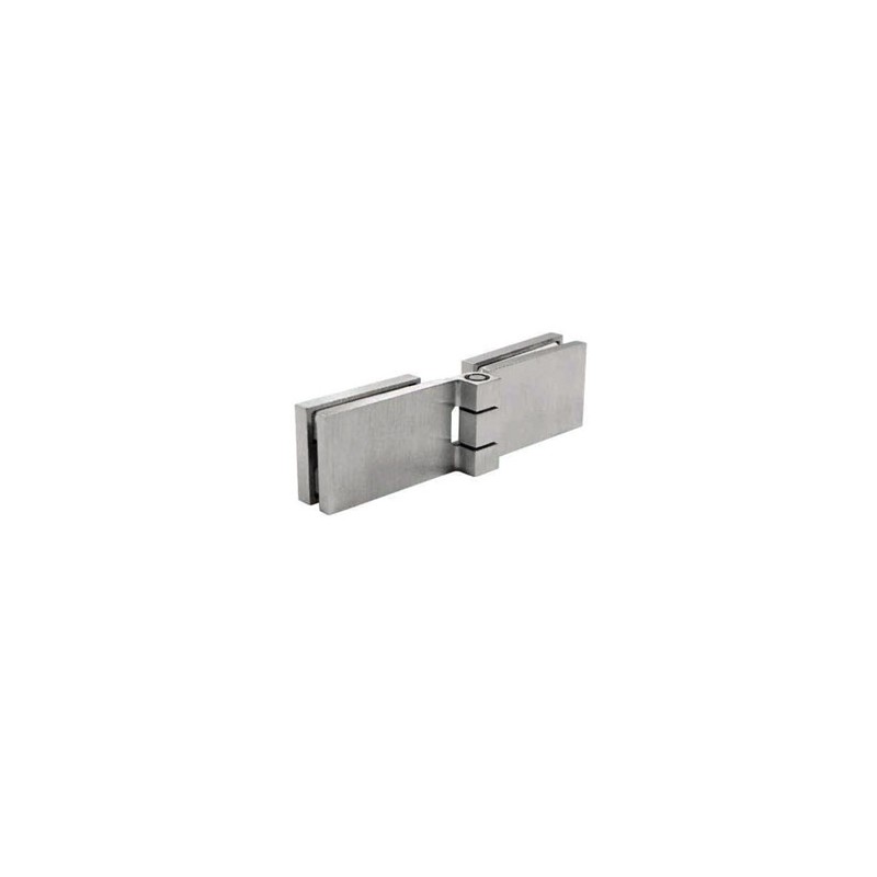 Cerniera V/V a180° libera in acciaio inox lucido Per Kit BRFQ03L