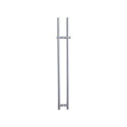 Maniglione con Serratura in Acciaio Inox Satinato - Lunghezza 150cm