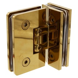 Cerniera box doccia in ottone regolabile v/v a 90° Oro