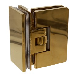 Cerniera box doccia in ottone regolabile v/v a 90° Oro