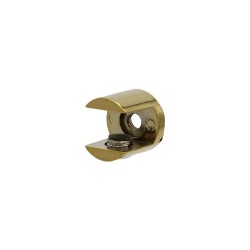 Reggimensola "cilindro" in Lega di Zinco Oro - 2x2cm - Spessore vetro da 6 a 10mm