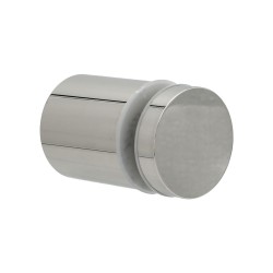 Distanziale cilindrico con Collare senza viti a Vista in Acciaio Inox Lucido - h50 Diametro 48mm